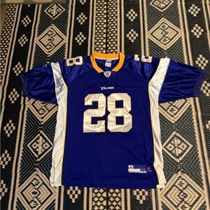 NFL Minnesota Vikings Adrian Peterson stitched football jersey size 50
